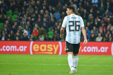 Krasnodar, Rusya - 14 Kasım 2017: Cristian Pavon sırasında bir f