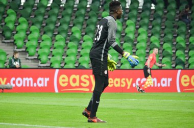 Krasnodar, Rusya - 14 Kasım 2017: Francis Uzoho sırasında bir fr