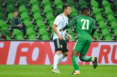 KRASNODAR, RUSSIA - November 14, 2017: Paulo Dybala during a fri