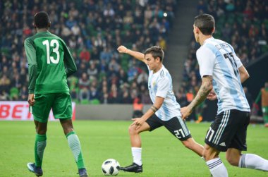 Krasnodar, Rusya - 14 Kasım 2017: Paulo Dybala (C) sırasında bir