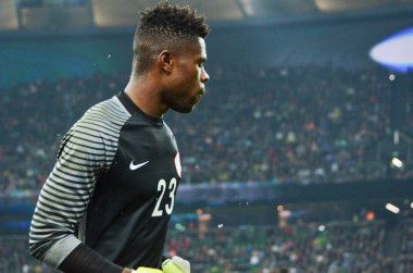 Krasnodar, Rusya - 14 Kasım 2017: Francis Uzoho sırasında bir fr