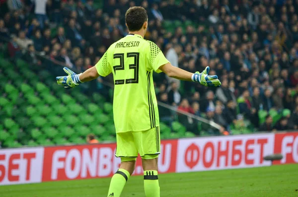 Krasnodar, Rusya - 14 Kasım 2017: Agustin Marchesin sırasında 