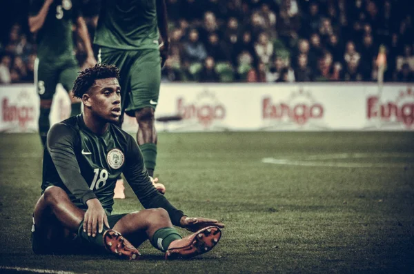 Krasnodar, Rusya - 14 Kasım 2017: Alex Iwobi bir FRIEN sırasında