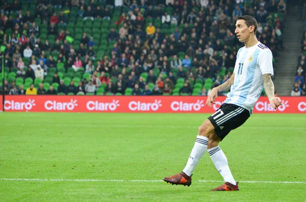 Krasnodar, Rusya - 14 Kasım 2017: Angel Di Maria sırasında bir f