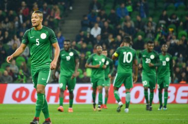 Krasnodar, Rusya - 14 Kasım 2017: William Troost-Ekong Düriye