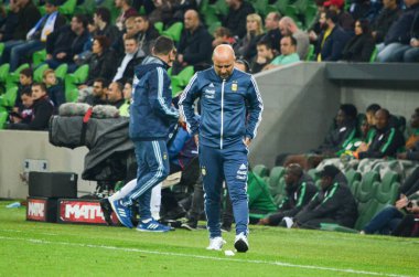 Krasnodar, Rusya - 14 Kasım 2017: Koç Jorge Sampaoli Düriye