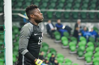 Krasnodar, Rusya - 14 Kasım 2017: Francis Uzoho sırasında bir fr
