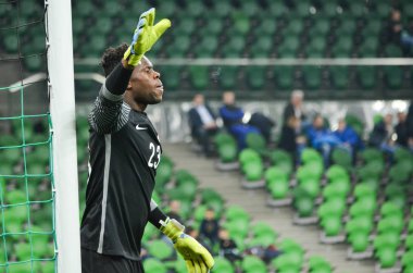 Krasnodar, Rusya - 14 Kasım 2017: Francis Uzoho sırasında bir fr