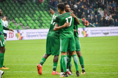 Krasnodar, Rusya - 14 Kasım 2017: Futbolcuların n