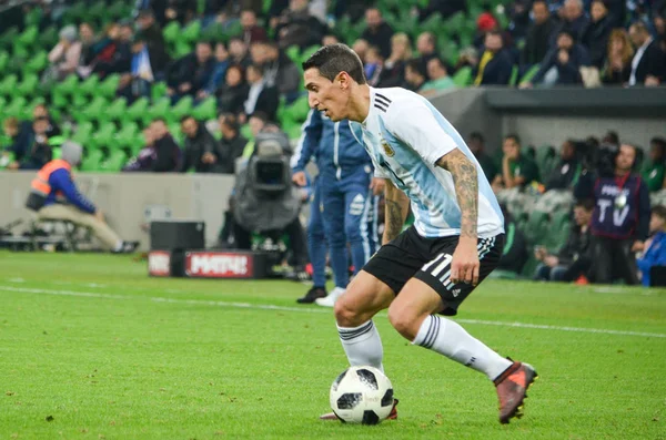 Krasnodar, Rusya - 14 Kasım 2017: Angel Di Maria sırasında bir f