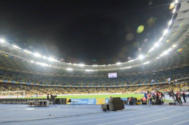 Kiev, Ukrayna - 09 Ekim 2017: Milli Güvenlik Olympi genel bakış