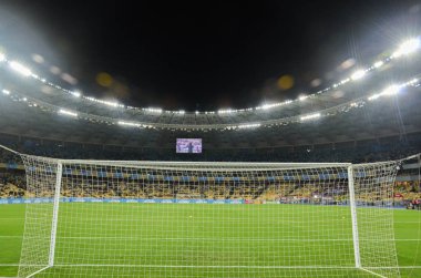 Kiev, Ukrayna - 09 Ekim 2017: Stadyum genel görünümünü VI