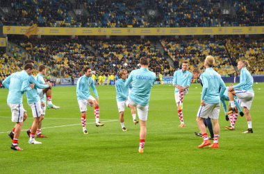 Kiev, Ukrayna - 09 Ekim 2017: Eğitim, Hırvat natio