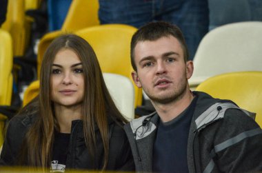Kiev, Ukrayna - 09 Ekim 2017: Ukrayna birkaç fanlar durin