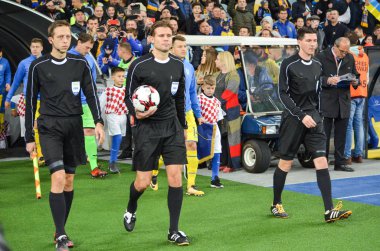 Kiev, Ukrayna - 09 Ekim 2017: Yargıç Felix Brykh F sırasında