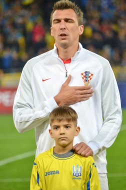 Kiev, Ukrayna - 09 Ekim 2017: Mario Mandzuki