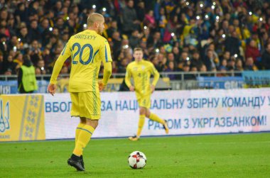 Kiev, Ukrayna - 09 Ekim 2017: Yaroslav Rakitskiy sırasında 