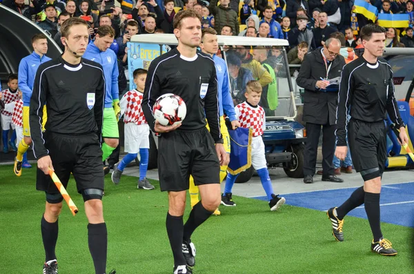 KIEV, UCRANIA - 09 de octubre de 2017: Juez Felix Brykh durante la F — Foto de Stock