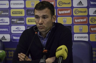 Kharkiv, Ukrayna - 15 Kasım 2016: Baş antrenör Andriy Shevchen