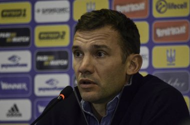 Kharkiv, Ukrayna - 15 Kasım 2016: Baş antrenör Andriy Shevchen