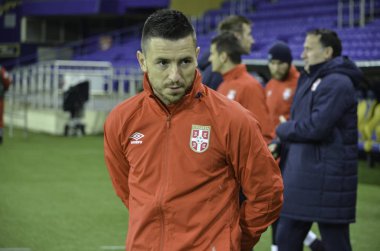 Kharkiv, UKRAINE - November 15, 2016: Zoran Tosic during the fri