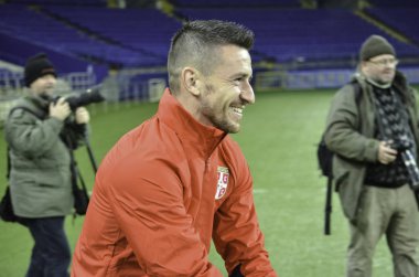 Kharkiv, UKRAINE - November 15, 2016: Zoran Tosic during the fri