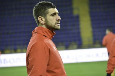 Kharkiv, Ukrayna - 15 Kasım 2016: Stefan Mitrovic sırasında