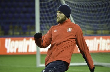 Kharkiv, Ukrayna - 15 Kasım 2016: Aleksandar Katai inci sırasında