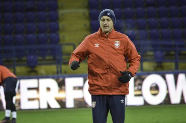 Kharkiv, Ukrayna - 15 Kasım 2016: Nemanja sırasında f Matic