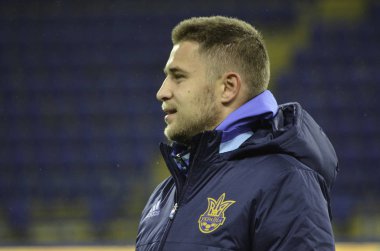 Kharkiv, Ukrayna - 15 Kasım 2016: Artem Kravets f sırasında