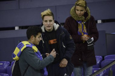 Kharkiv, Ukrayna - 15 Kasım 2016: Hayranları dostu m sırasında