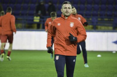 Kharkiv, UKRAINE - November 15, 2016: Zoran Tosic during the fri