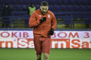 Kharkiv, UKRAINE - November 15, 2016: Dusko Tosic during the fri