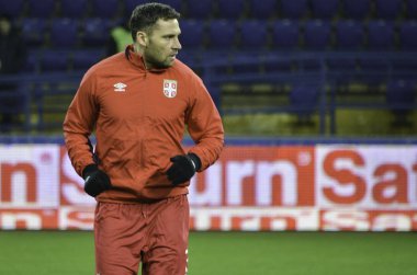 Kharkiv, UKRAINE - November 15, 2016: Dusko Tosic during the fri