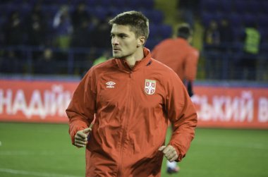 Kharkiv, Ukrayna - 15 Kasım 2016: Aleksandar Ignjovski Düriye