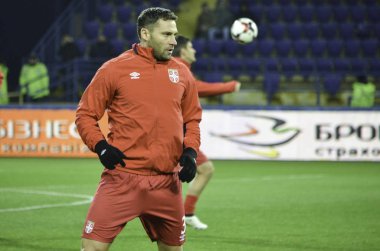 Kharkiv, UKRAINE - November 15, 2016: Dusko Tosic during the fri