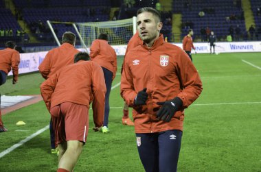 Kharkiv, UKRAINE - November 15, 2016: Zoran Tosic during the fri