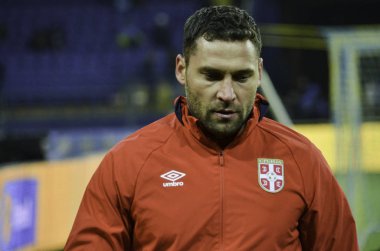 Kharkiv, UKRAINE - November 15, 2016: Dusko Tosic during the fri