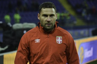 Kharkiv, UKRAINE - November 15, 2016: Dusko Tosic during the fri