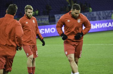 Kharkiv, UKRAINE - November 15, 2016: Dusko Tosic during the fri