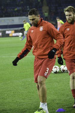 Kharkiv, UKRAINE - November 15, 2016: Dusko Tosic during the fri