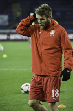Kharkiv, Ukrayna - 15 Kasım 2016: Aleksandar Katai inci sırasında