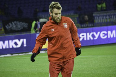 Kharkiv, Ukrayna - 15 Kasım 2016: Aleksandar Katai inci sırasında