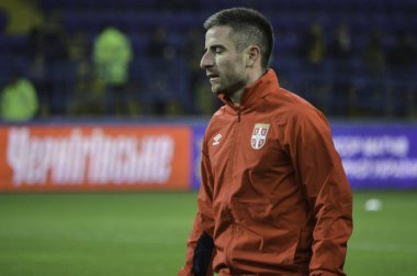 Kharkiv, UKRAINE - November 15, 2016: Zoran Tosic during the fri