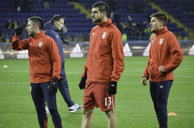 Kharkiv, Ukrayna - 15 Kasım 2016: Stefan Mitrovic sırasında