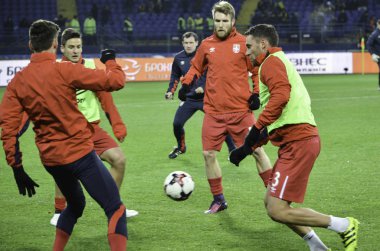 Kharkiv, Ukrayna - 15 Kasım 2016: Dusko Tosicduring isteği