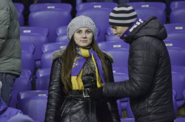 Kharkiv, Ukrayna - 15 Kasım 2016: Destekçileri ve hayranları var