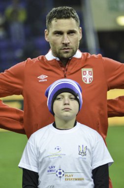 Kharkiv, Ukrayna - 15 Kasım 2016: Dusko Tosic sırasında fr