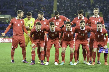 Kharkiv, Ukrayna - 15 Kasım 2016: Genel Ulusal Futbol 