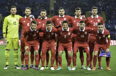 Kharkiv, Ukrayna - 15 Kasım 2016: Genel Ulusal Futbol 